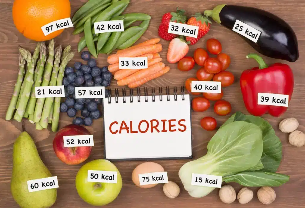 fruit vegetables calories counting