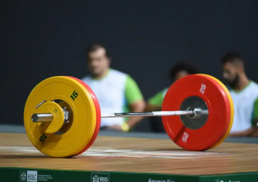 barbell olympic style equipment competition