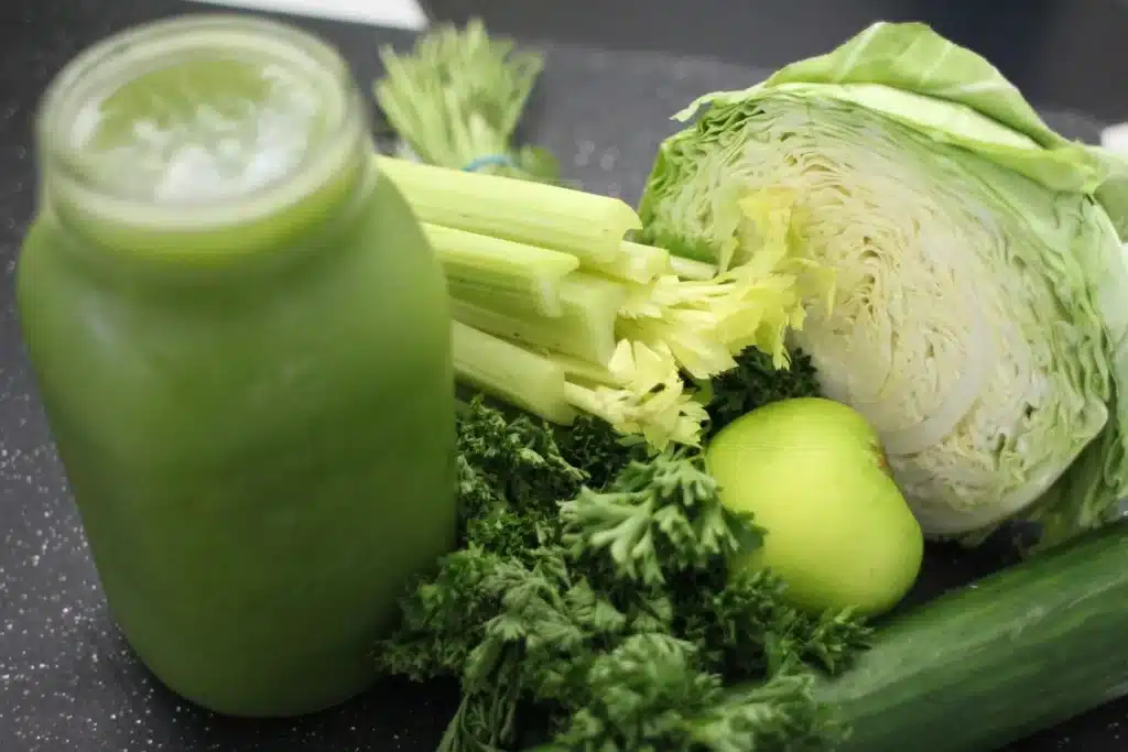 green-juice-lettuce celery cucumbers