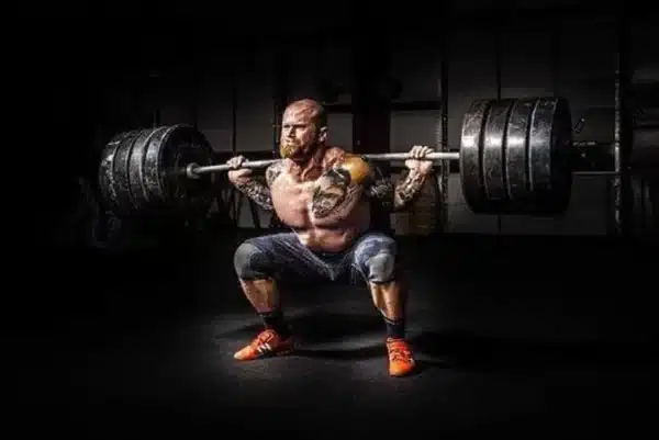 squat barbell weightlifting