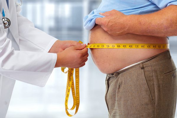 Doctor,Measuring,Obese,Man,Waist,Body,Fat.,Obesity,And,Weight
