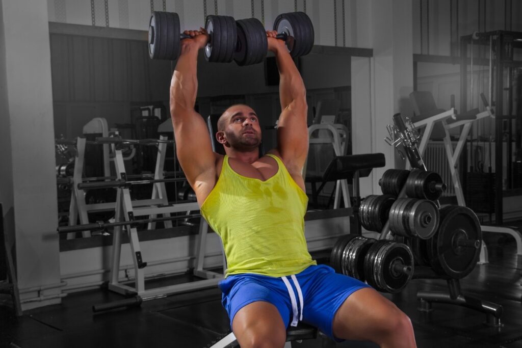 How to Properly Perform a Seated Dumbbell Overhead Press