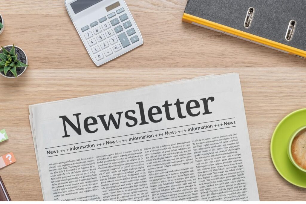 creating and using a newsletter for a corporate fitness program