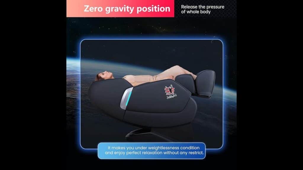 massage chair zero gravity position
